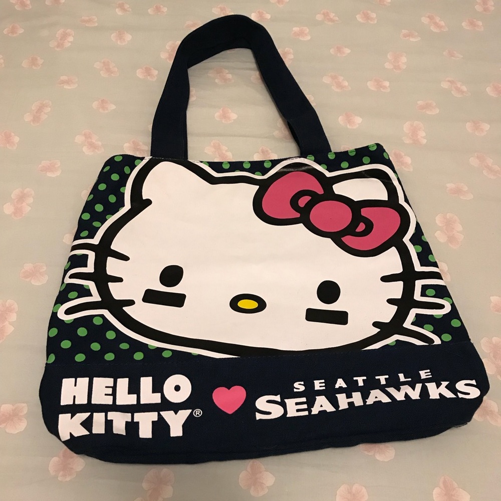 Hello Kitty Seahawks Tote